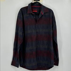 Visconti Long Sleeve Button Down Multicolor Size XL